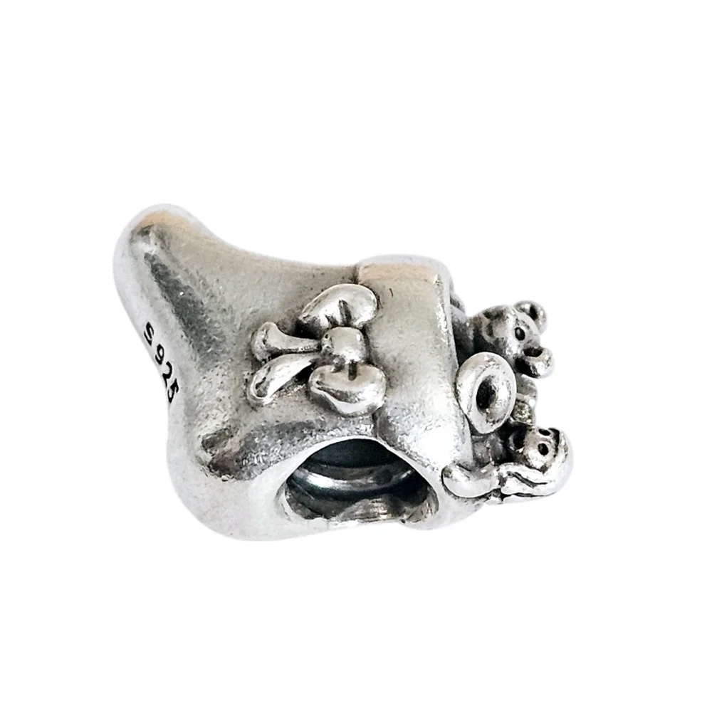 Pandora Exclusive Christmas Stocking Sock Charm 925 ALE Retired